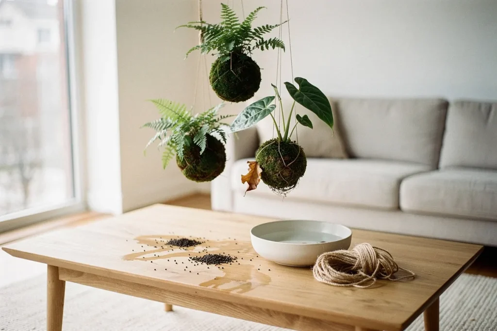 Ani doniczka, ani bonsai: czym jest kokedama – japońskie kule z mchu wracające do mody w domach