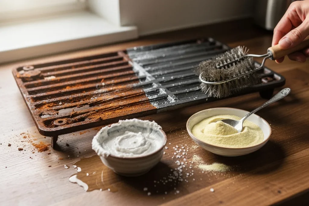 Ani szlifierka, ani drogie środki: jak wyczyścić zardzewiałe ruszty dwoma domowymi sposobami