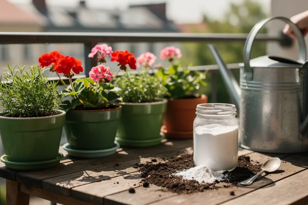 Bicarbonat sodu w doniczkach i ogrodzie: do czego służy i dlaczego warto go stosować