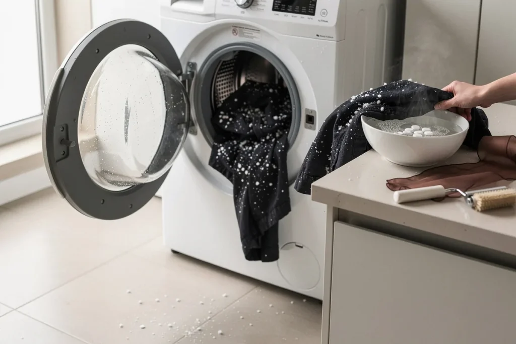 Chusteczka higieniczna w pralce: 3 gesty, które uratują pranie i pralkę