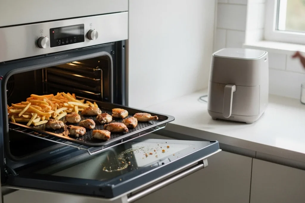 Funkcja air fryer w piekarniku: jak z niej korzystać i czy naprawdę się opłaca