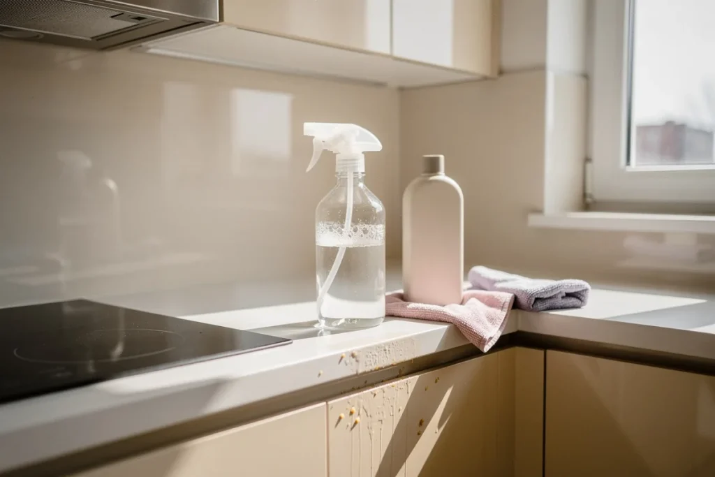 Jak usunąć tłusty osad w kuchni bez wysiłku i agresywnej chemii