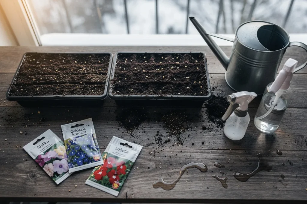 Jakie trzy kwiaty warto wysiać przed końcem lutego, żeby mieć kolorowy ogród