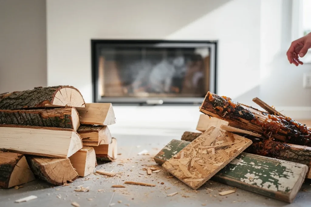 Jakiego drewna nie wolno palić w domu: te rodzaje prawie nie grzeją