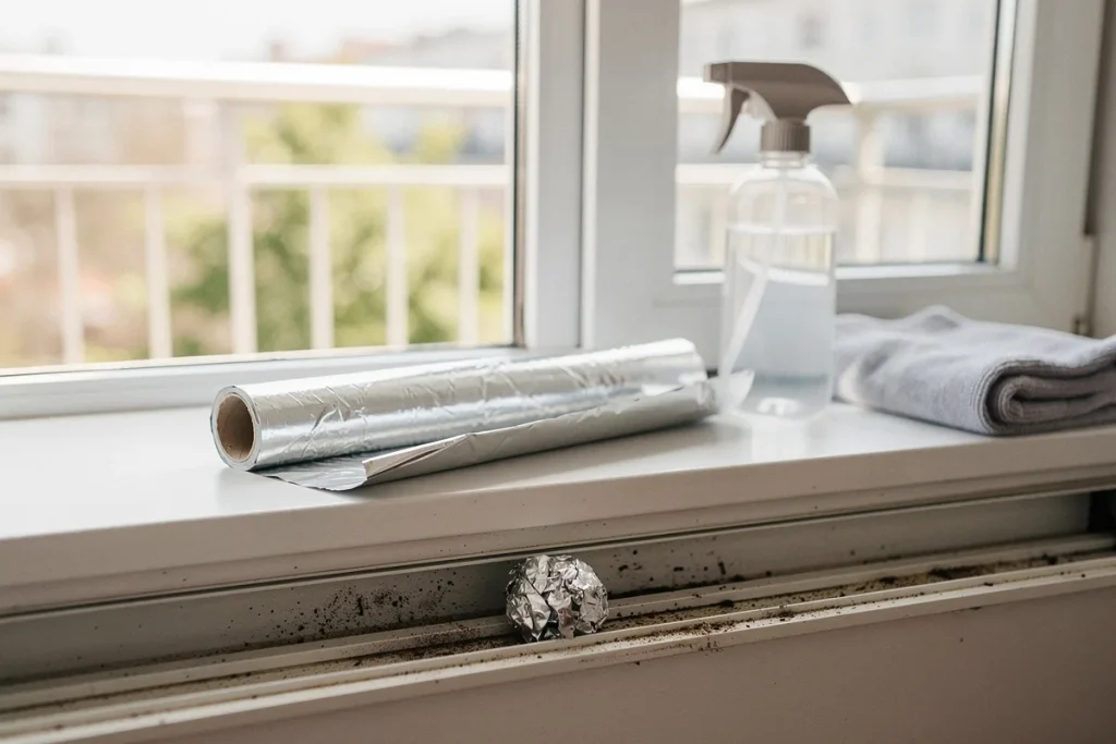 Po co używać folii aluminiowej w prowadnicach okien