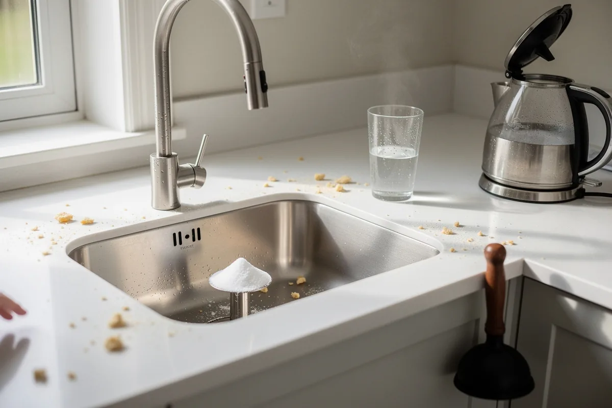 Prosty i tani sposób na odetkanie zlewu kuchennego bez hydraulika