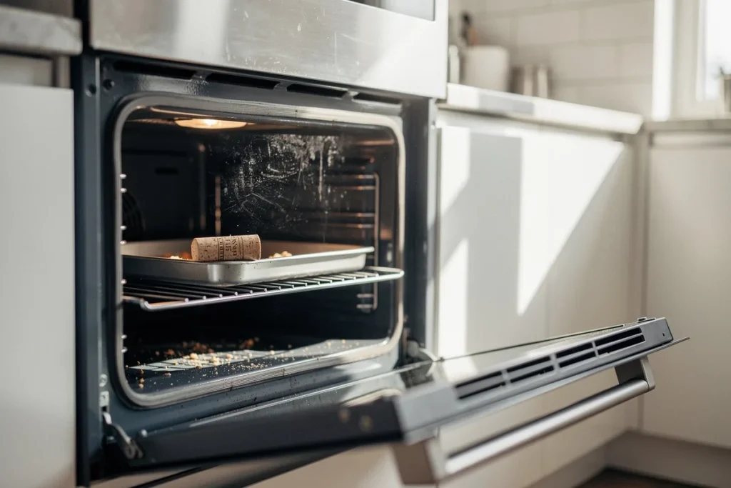 Włożenie korka do wyłączonego piekarnika: do czego służy i dlaczego warto to robić
