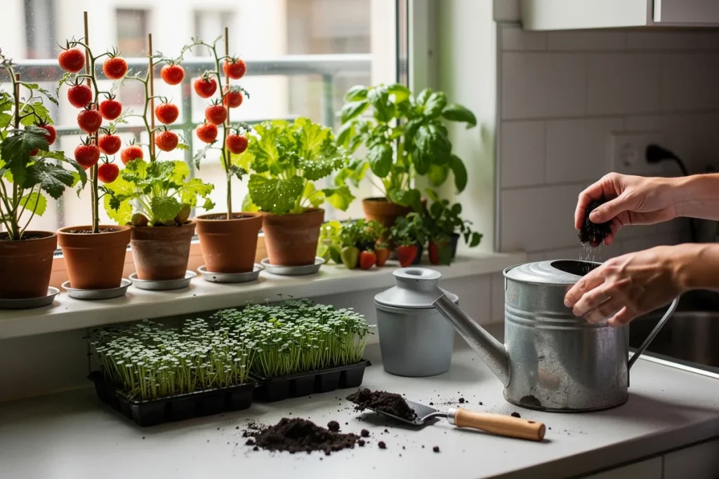Wszystkie kroki, aby założyć domowy ogródek miejski w swoim domu
