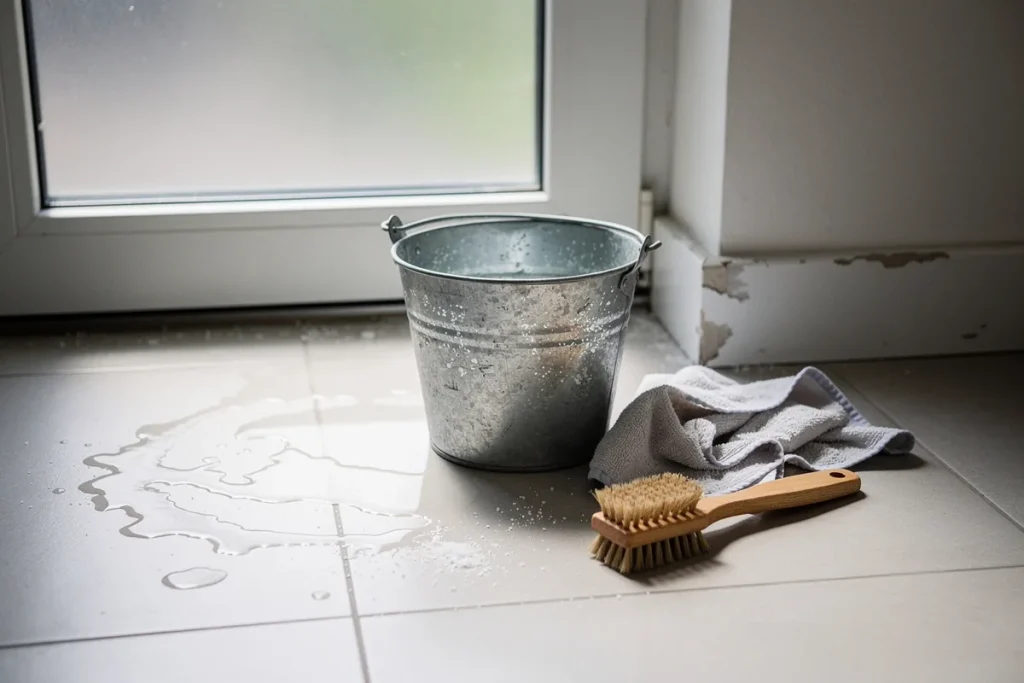 Wylewanie wody z solą gruboziarnistą przy drzwiach wejściowych: dlaczego się to poleca i do czego służy