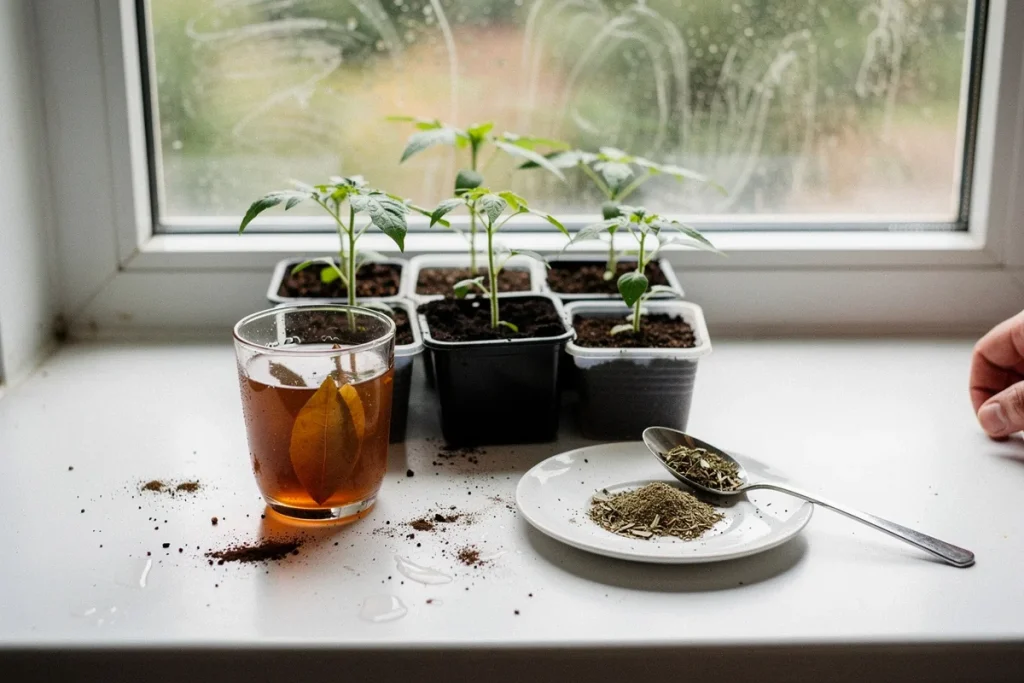 Wysiew rozsady zawsze zaczynam od liścia laurowego: świetny „dopalacz” i ochrona przed chorobami