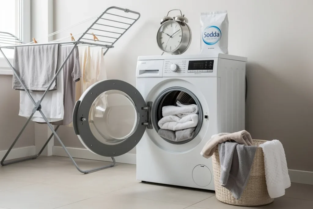 Zalecają stosować „zasadę 30 minut”, gdy włączamy pralkę: „Zaczyna się odliczanie”