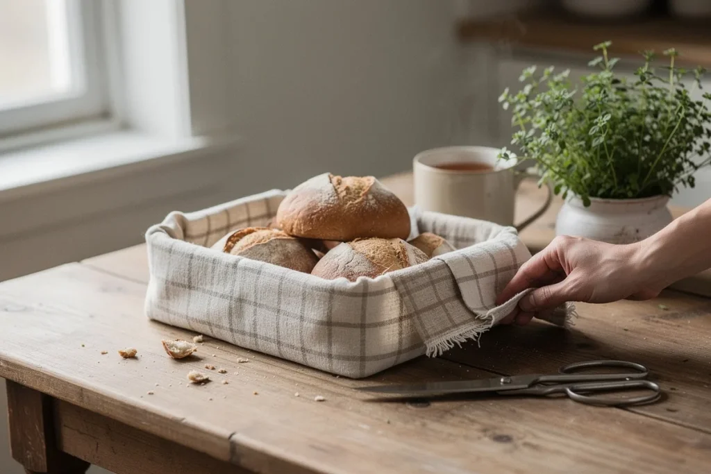 Jak ze starych ścierek kuchennych zrobić praktyczną, bezszwową panerę lub tekstylną tackę