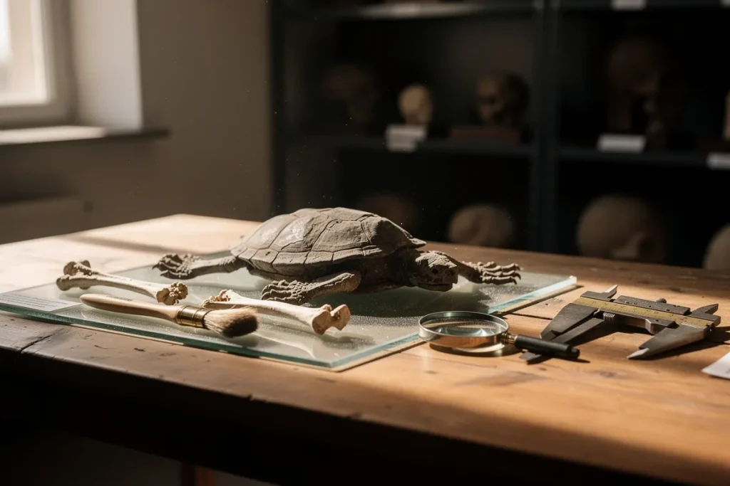 Odkryto 120‑milionową skamieniałość żółwia, zapomnianą w muzeum przez 60 lat, która zmienia historię ewolucyjną Ameryki