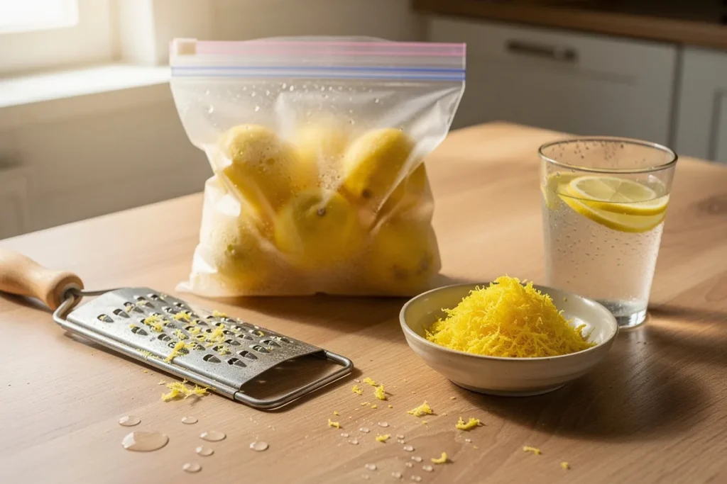 Po co mrozić cytryny przed użyciem