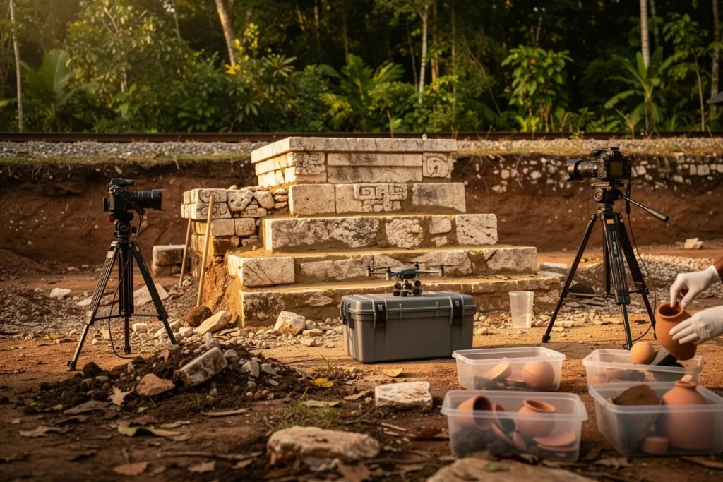 Ratowanie zabytków archeologicznych przy budowie linii Tren Maya zgodne z konwencjami międzynarodowymi